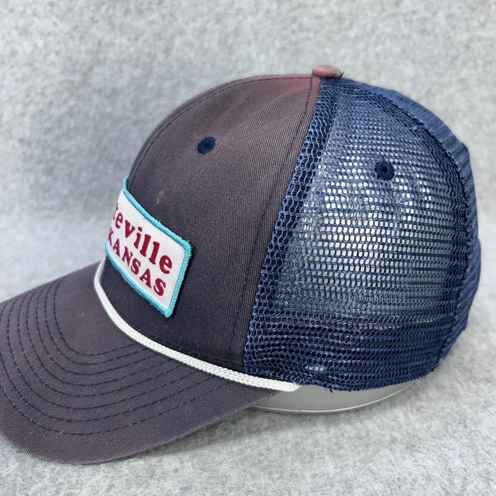 Fayetteville Arkansas Pukka Rope Trucker Hat Mesh Snapback Patch Cap